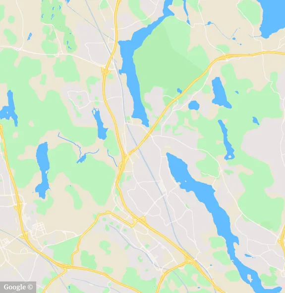 karta över sollentuna